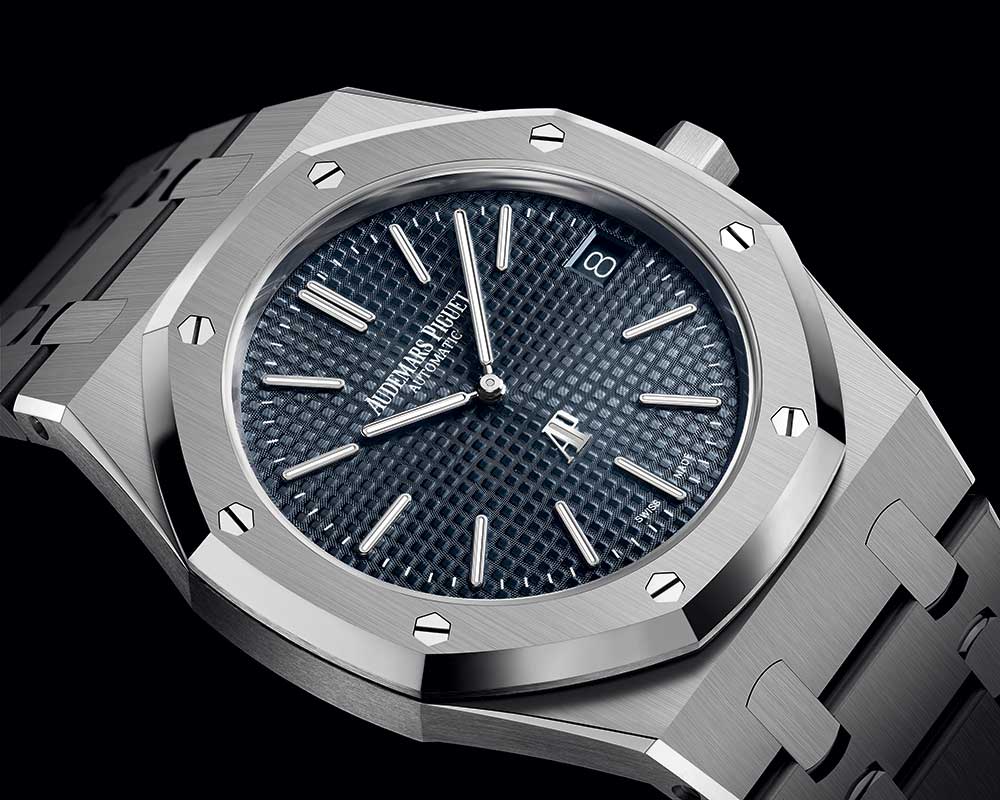 audemars piguet royal oak extrathin 39 closeup