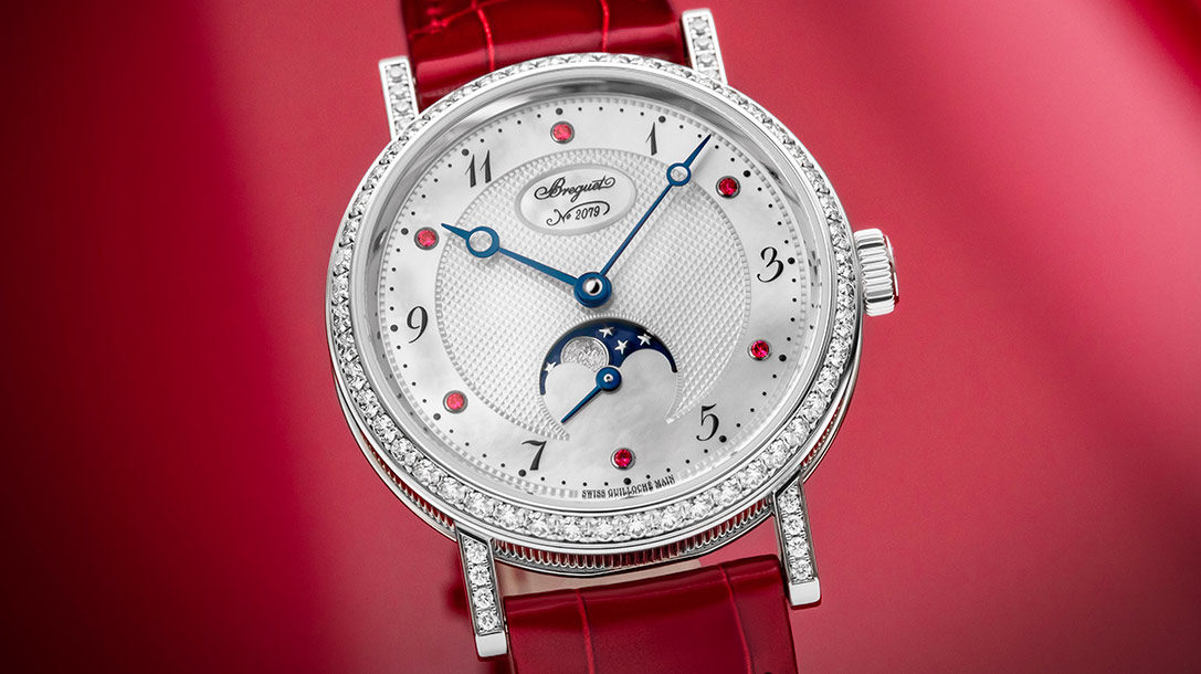 CLASSIQUE PHASE DE LUNE 9085 EDITION ST-VALENTIN Breguet