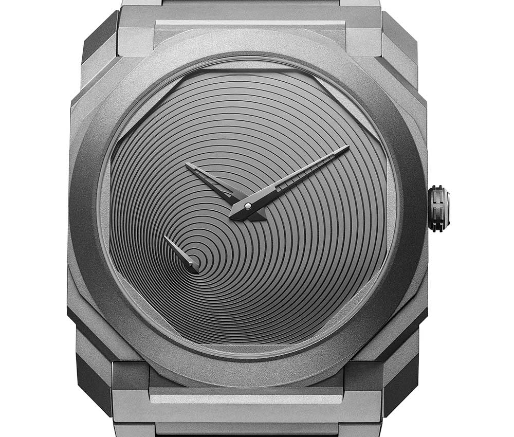 bulgari octo finissimo tadao ando closeup dial