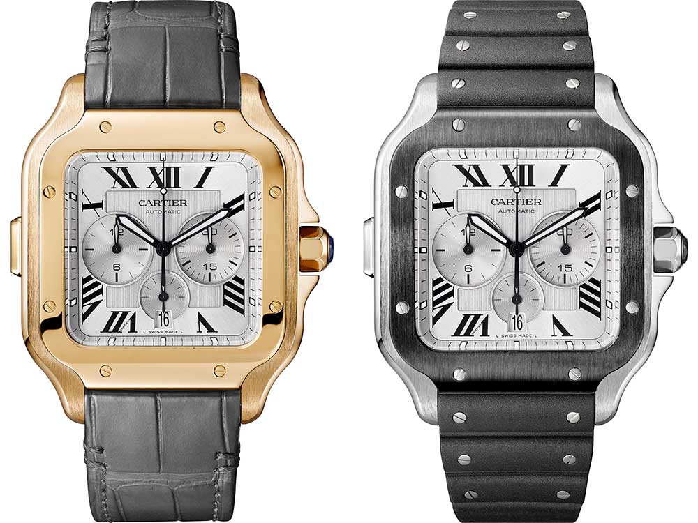 cartier santos chronograph duo