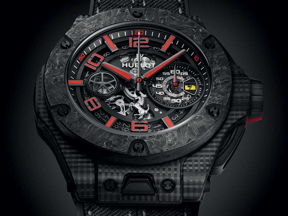 hublot big bang scuderia ferrari 90th anniversary carbon