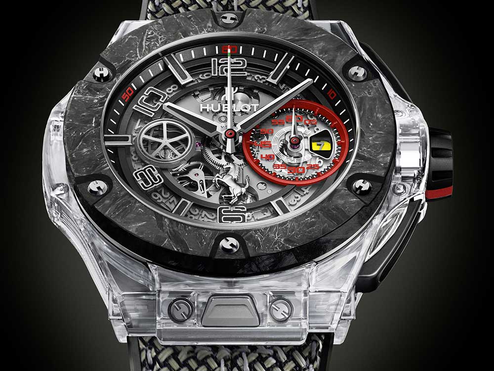 hublot big bang scuderia ferrari 90th anniversary sapphire