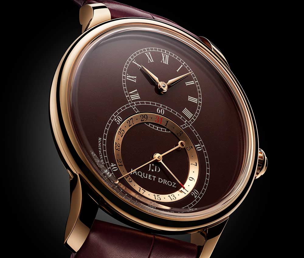 jaquet droz grande seconde quantieme 2020 closeup