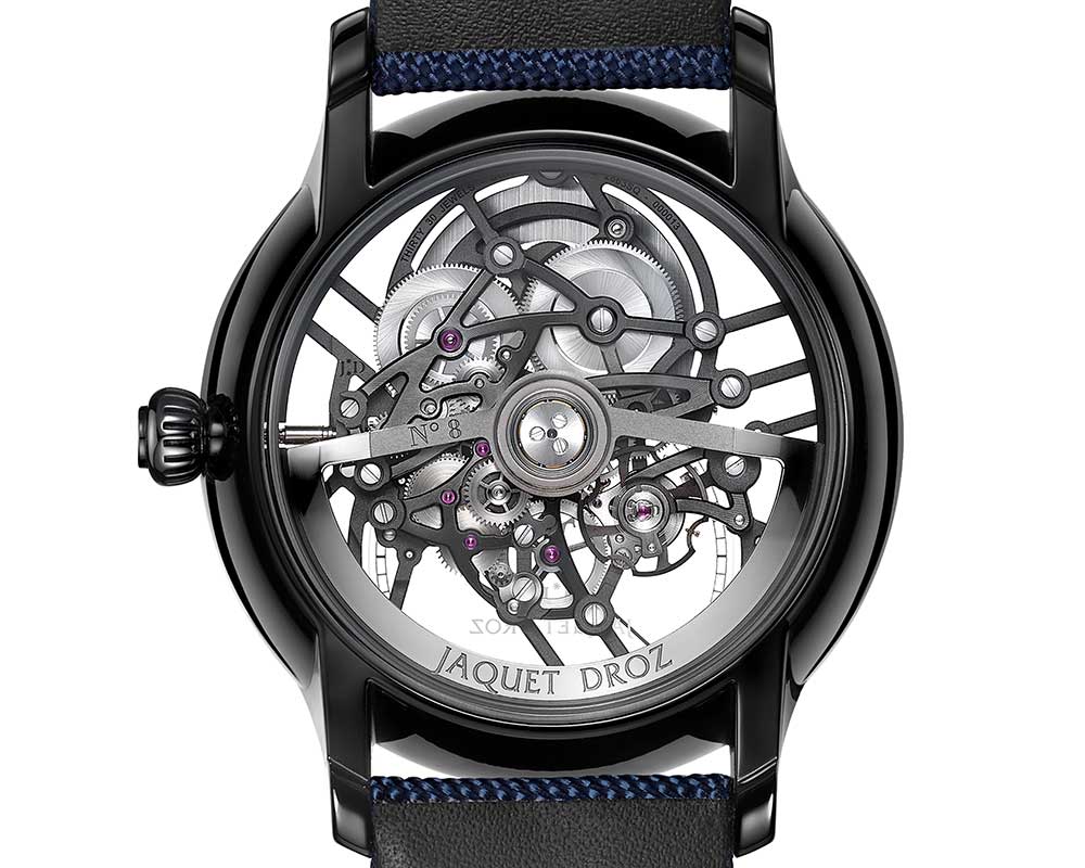 jaquet droz grande seconde skeleton one ceramic caseback