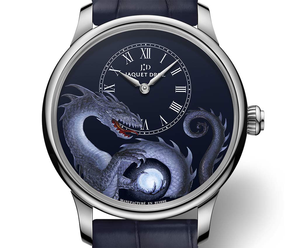 jaquet droz petite heure minute dragon john howe dial