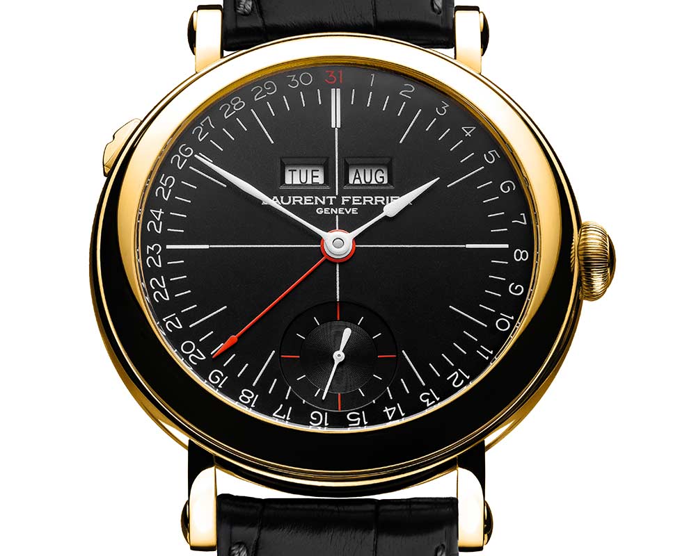 laurent ferrier galet annual calendar school piece black dial