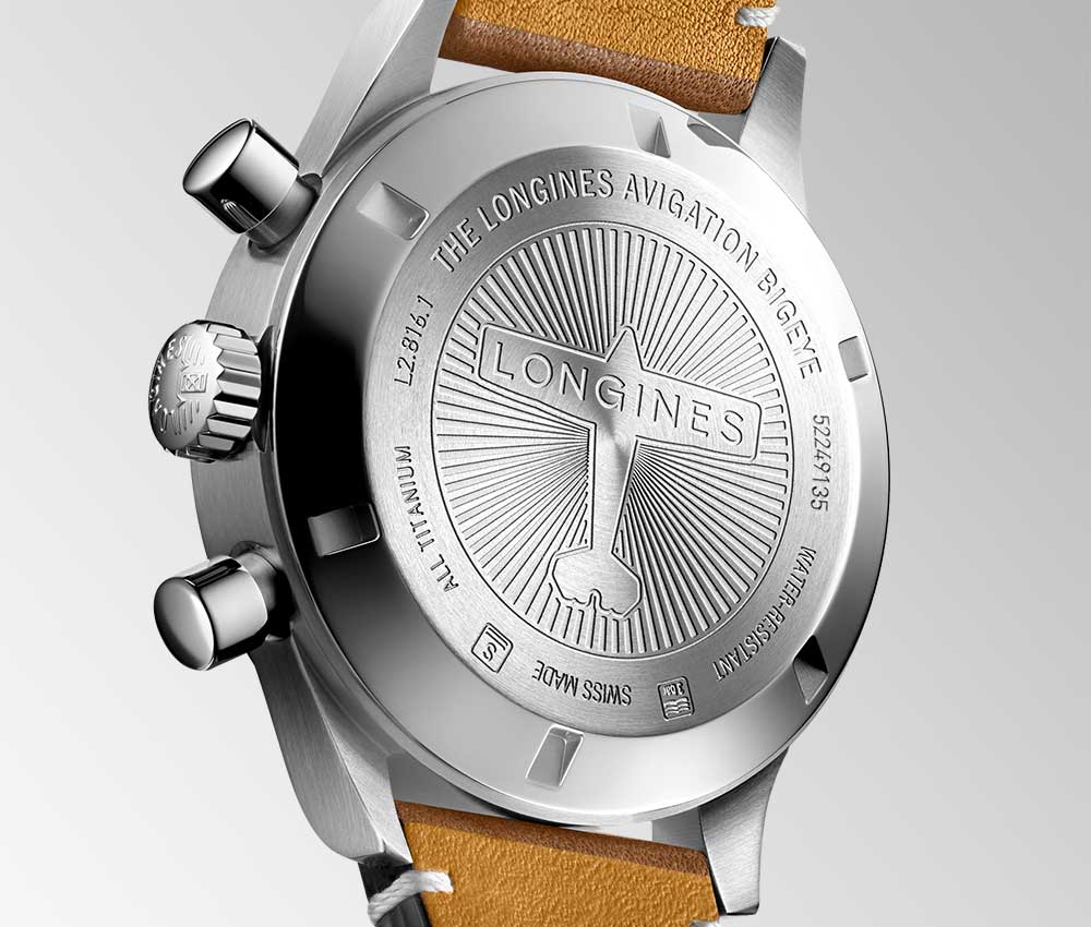 longines avigation big eye 2021 caseback