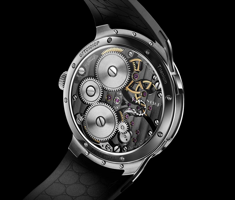 mbf lm perpetual evo titanium caseback