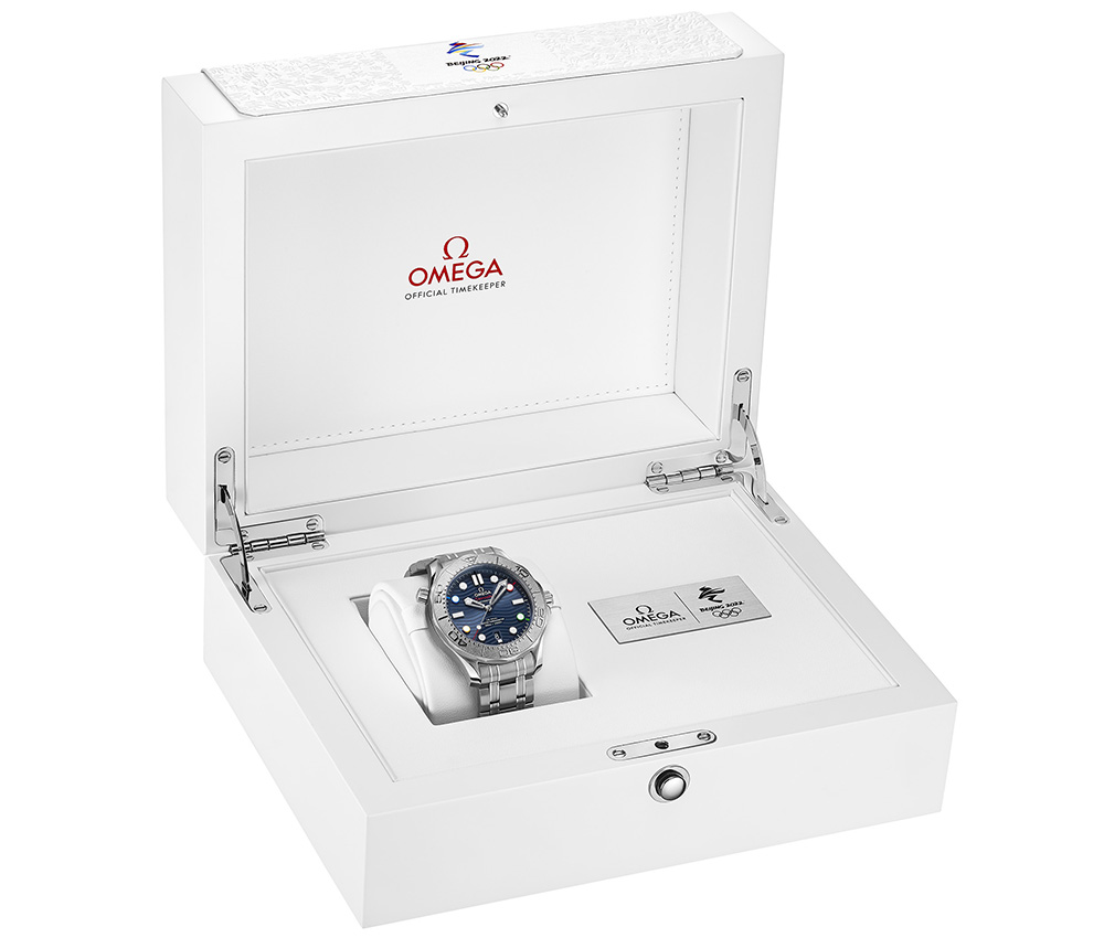 omega seamaster diver 300 special beijing 2022 set box