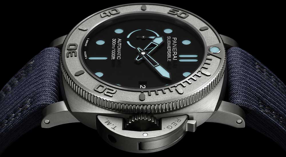 panerai submersible mike horn edition side view