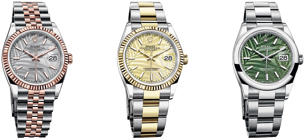 rolex oyster perpetual datejust 36 2021 collection