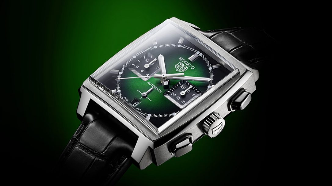 MONACO GREEN DIAL TAG Heuer