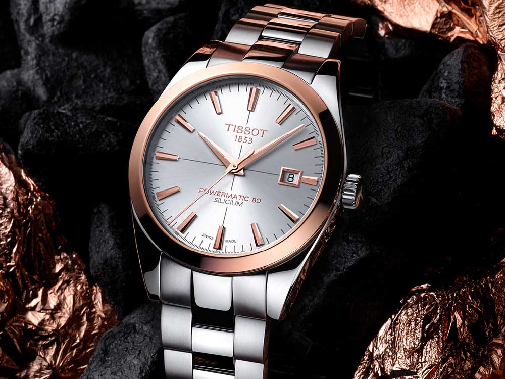 tissot gentleman powermatic 80 silicium closeup