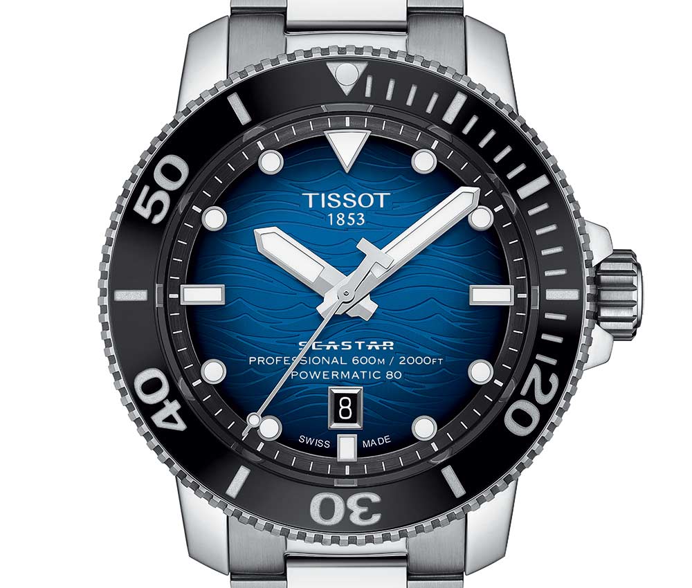 tissot seastar 2000 professional closeup