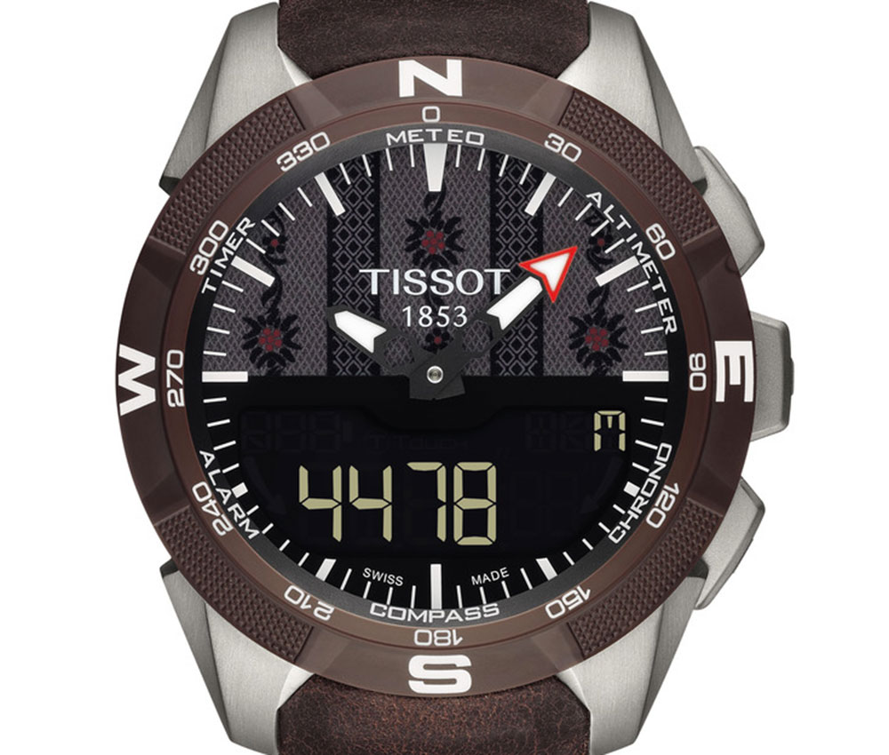 tissot t touch expert solar 2 swiss edition closeup