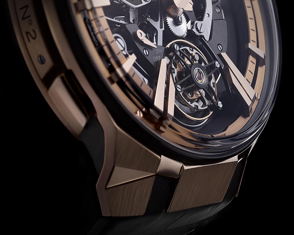 ulysse nardin blast hourstriker tourbillon closeup